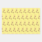 Ornamenten voor ontbijtkoek inpakpapier vel (Voorkant)