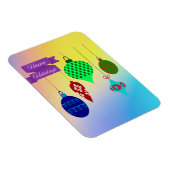 ornamenten voor Prettige feestdagen en hantering Magneet (Rechterzijde)