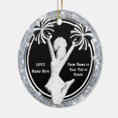 Ornamenten voor zwarte, witte, zilveren, aangepast (Links)