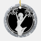 Ornamenten voor zwarte, witte, zilveren, aangepast (Achterkant)