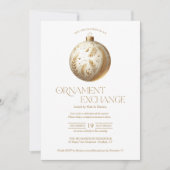 Ornamentenuitwisseling Kerstfeest Kaart (Voorkant)