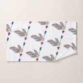 ornamentievrije veren hangen met boho-stijl bad handdoek (Handdoek)