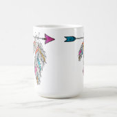 ornamentievrije veren hangen met boho-stijl magische mok (Midden)