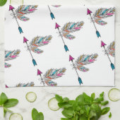 ornamentievrije veren hangen met boho-stijl theedoek (Gevouwen)