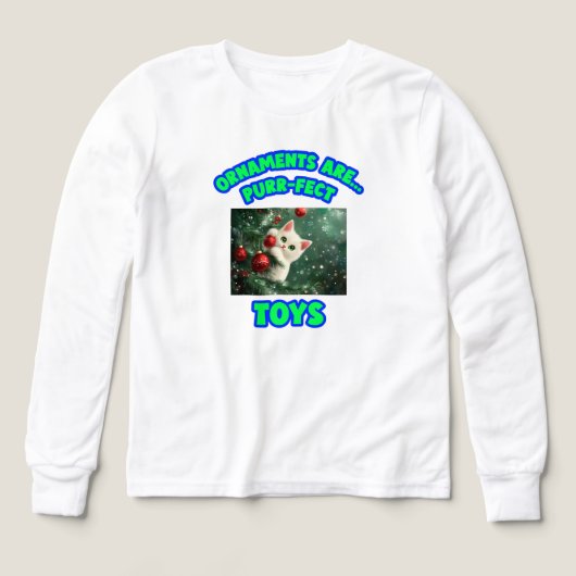 Ornaments Are Purr-fect Toys Kids’ Cat Christmas (Voorkant)