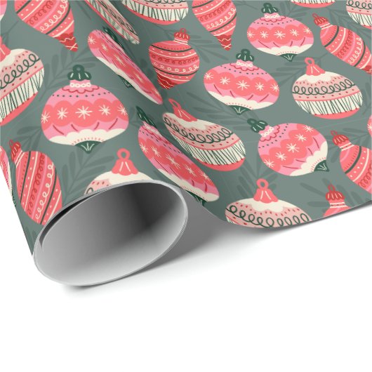 Ornaments Holiday Cadeaupapier (Rol Hoek)