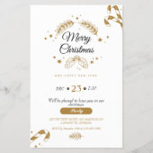 Ornaments Kerstparty Invitation Flyer (Voorkant)