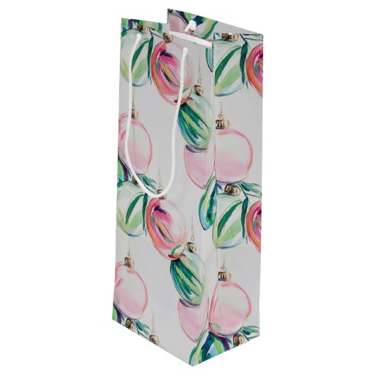 ornaments wijn cadeautas (Achterkant Gekanteld)