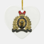 Ornance core heart rcmp keramisch ornament (Voorkant)