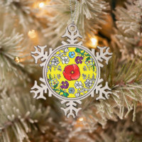Ornance Flocon De Neige bloemen met pertussis