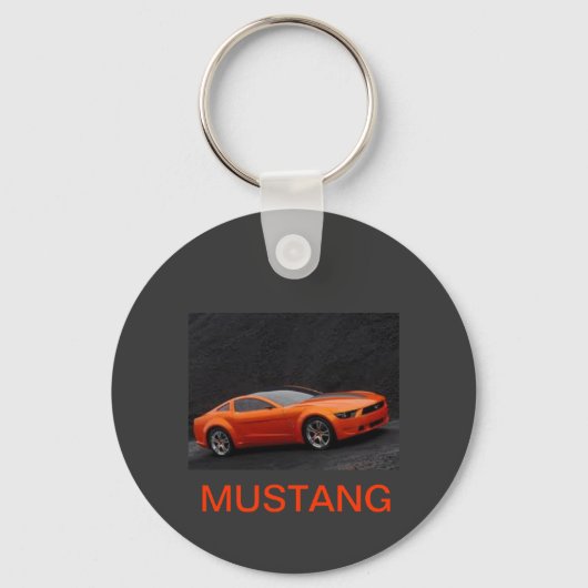 ORNANGE MUSTANG SLEUTELHANGER (Voorkant)