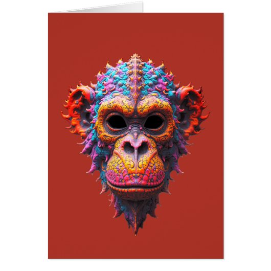 Ornate Chimp Mask (Voorkant)