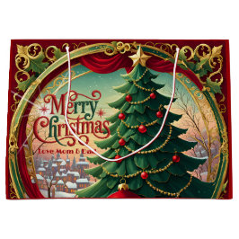 Ornate Christmas Tree Groot Cadeauzakje