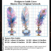 Ornate Elegant Quill & Inkwell Trio EQ2R Decoupage Tissuepapier