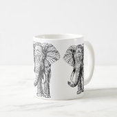 Ornate Elephant Koffiemok (Voorkant rechts)