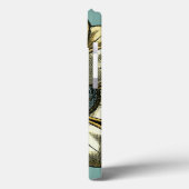 Ornate Floral Medallion on Light Blue Background Case-Mate iPhone Case (Achterkant / Links)