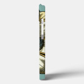 Ornate Floral Medallion on Light Blue Background Case-Mate iPhone Case (Achterkant / Links)