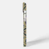 Ornate floral pattern with dark blue vines  Case-Mate iPhone case (Achterkant / Links)