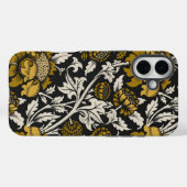 Ornate floral pattern with large gold flowers  Case-Mate iPhone case (Achterkant (horizontaal))