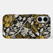 Ornate floral pattern with large gold flowers  Case-Mate iPhone case (Achterkant (horizontaal))