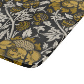 Ornate floral pattern with large gold flowers  snijplank (Hoek)