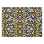 Ornate floral pattern with large gold flowers  tafelkleed (Voorkant (Horizontaal))