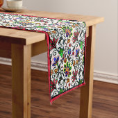 Ornate floral short table runner korte tafelloper (Voorbeeld)
