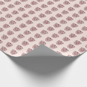 Ornate Floral Wrapping Paper Cadeaupapier (Hoek)