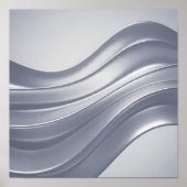 Ornate Flow Ooze Decoupage Template Line Art Poster (Voorkant)