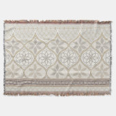 Ornate Geometric Floral Tile Pattern (2) Deken (Voorkant)