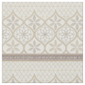Ornate Geometric Floral Tile Pattern (2) Stof (Close Up)