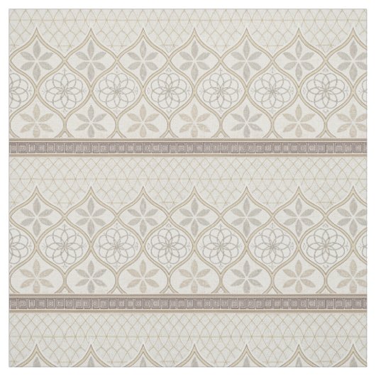 Ornate Geometric Floral Tile Pattern (2) Stof (Swatch)