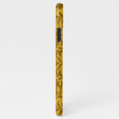 Ornate gold floral pattern with symmetrical iPhone hoesje (Rechterkant)