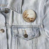 Ornate Gold Flourish Button (In situ)