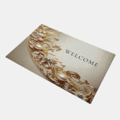 Ornate Gold Flourish Doormat Deurmat (Schuin)