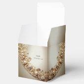Ornate Gold Flourish Favor Box Bedankdoosjes (Geopend)