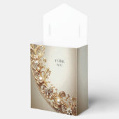Ornate Gold Flourish Favor Box Bedankdoosjes (Geopend)
