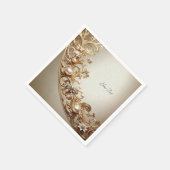 Ornate Gold Flourish Servet (Hoek)