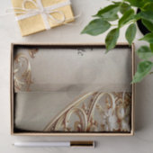 Ornate Gold Flourish Tissue Paper Tissuepapier (Geschenk)