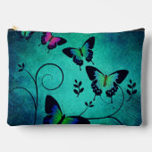Ornate Jewel Butterflies Teal Etui (Voorkant)