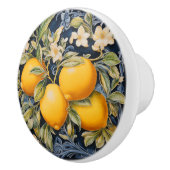 Ornate Lemons - Navy Ceramic Knob Keramische Knop (Rechts)