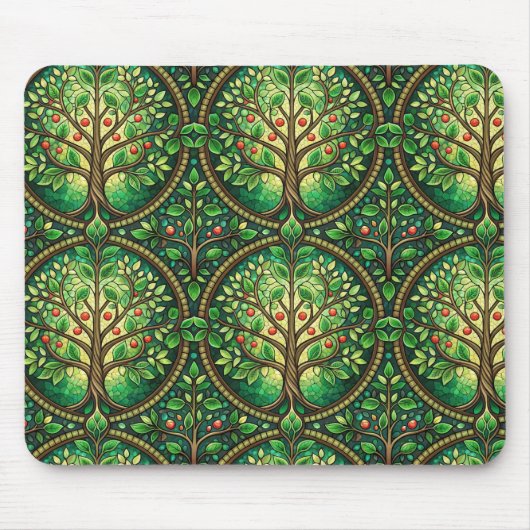 Ornate mousepad design featuring a repeating  muismat (Voorkant)