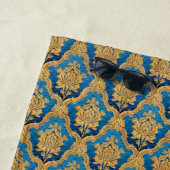 Ornate Pattern Fleece Blanket Strandlaken (In situ)