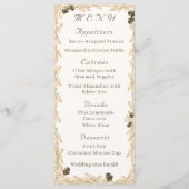 Ornate Roses Plat Menu (Voorkant)