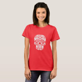 Ornate Skull Art T-shirt (Voorkant volledig)