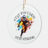 Ornement Ceramic NFL motivatie Keramisch Ornament (Links)
