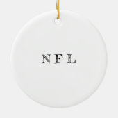 Ornement Ceramic NFL motivatie Keramisch Ornament (Achterkant)