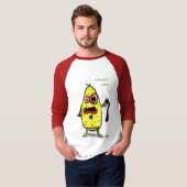 Ornery Corn Mannen Raglan T-Shirt (Voorkant volledig)