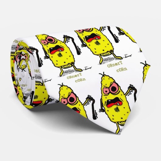 Ornery Corn Necktie Stropdas (Opgerold)
