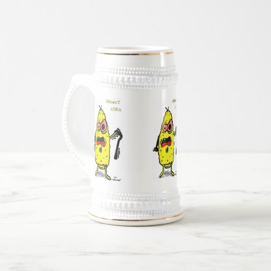 Ornery Corn Stein Bierpul (Voorkant links)